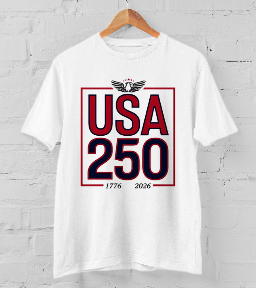 USA 250 Semiquincentennial Eagle 1776 2026 Anniversary T-Shirt