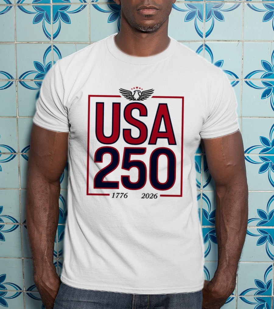USA 250 Semiquincentennial Eagle 1776 2026 Anniversary T-Shirt