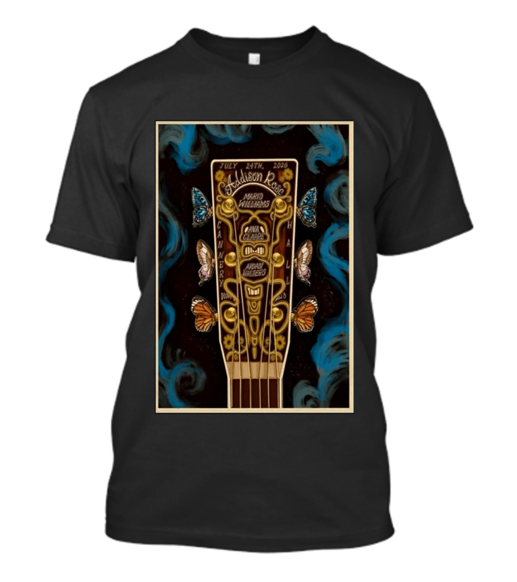 Addison Rose Cannery Hall Nashville July 24 2026 Event With Mario Williams Ava Charles Aiden Walters T-Shirt