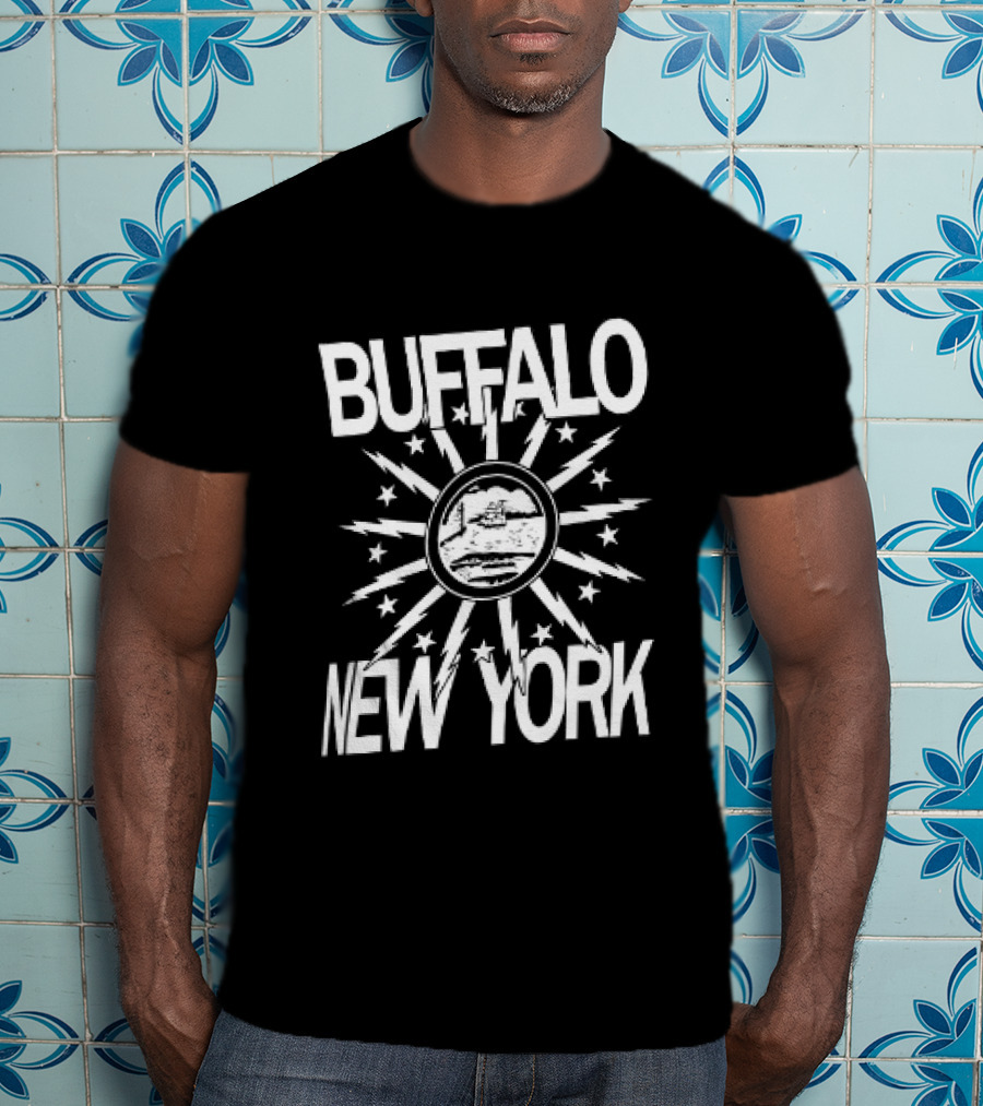 Buffalo New York Stars And Sunburst T-Shirt