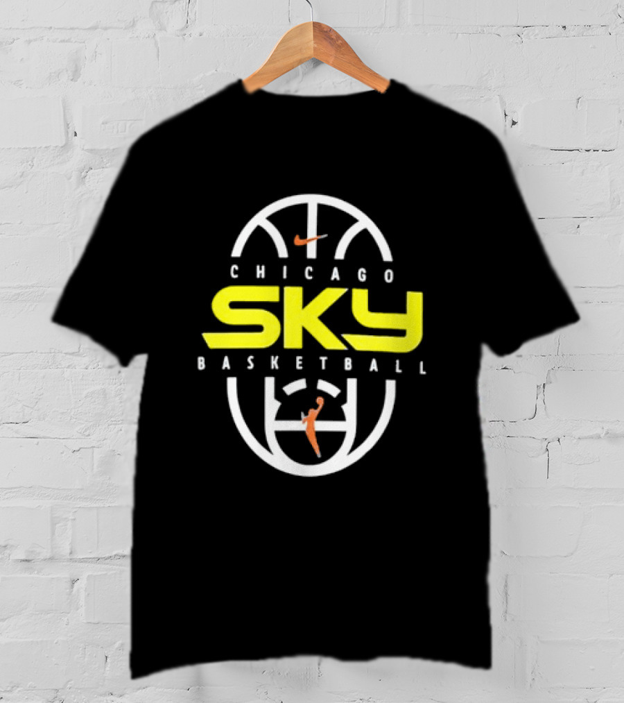 Chicago Sky Basketball 2026 On Court Authentic Practice T-Shirt