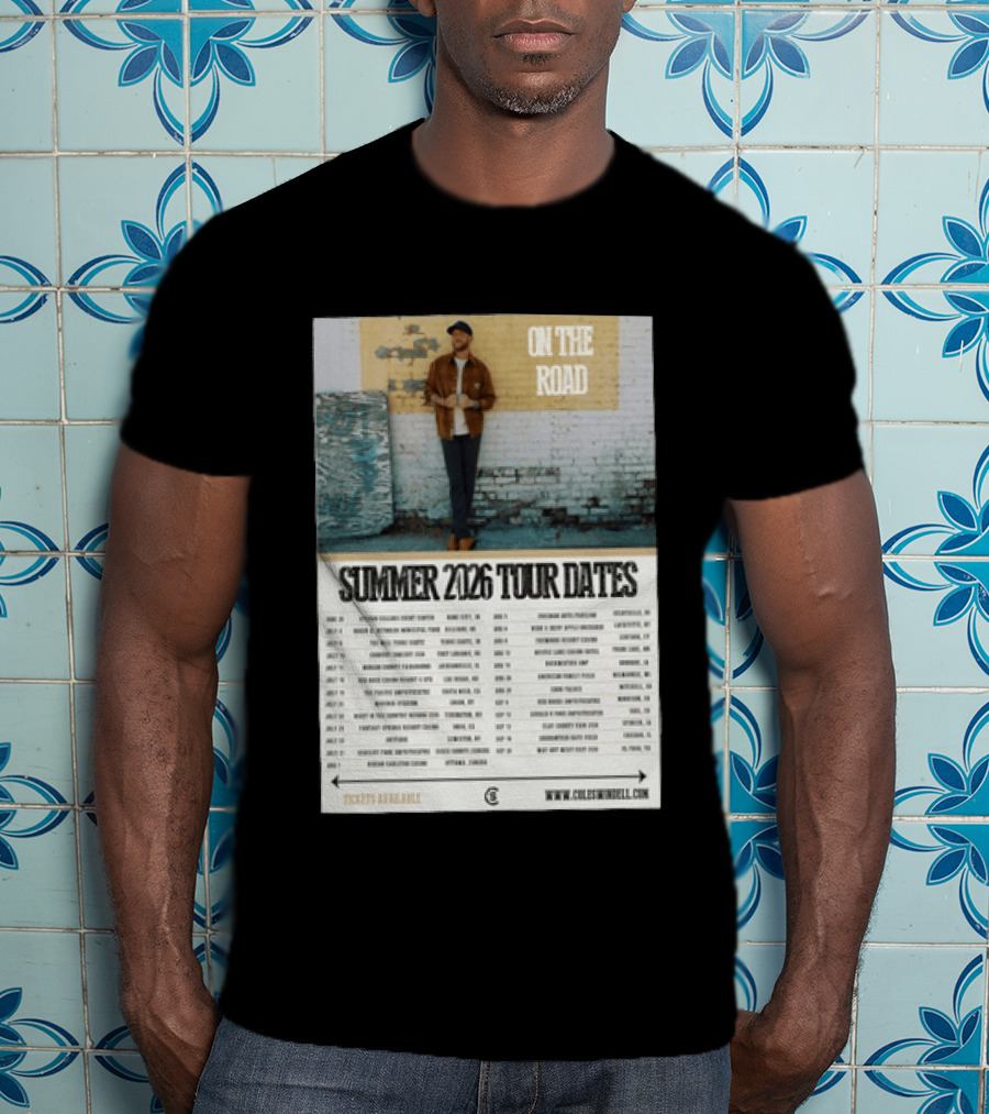 Cole Swindell On The Road Summer Tour 2026 Dates With Tickets Available T-Shirt