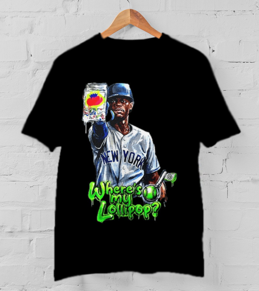 New York Mets Curtis Granderson Where's My Lollipop T-Shirt