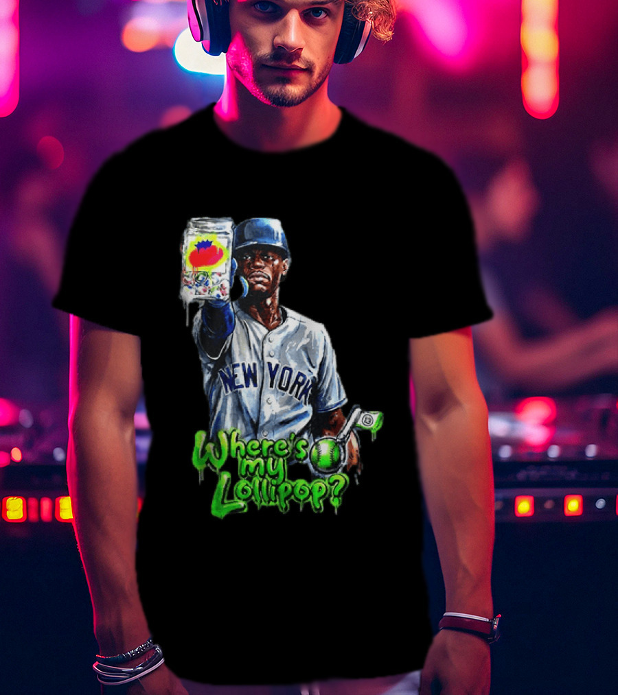 New York Mets Curtis Granderson Where's My Lollipop T-Shirt