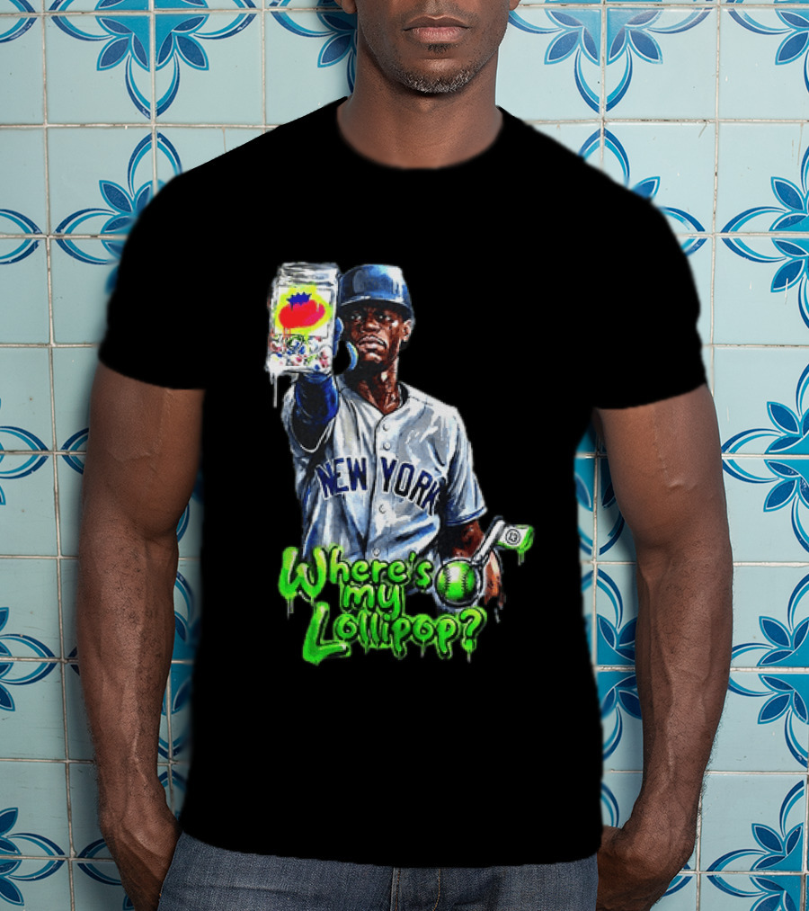 New York Mets Curtis Granderson Where's My Lollipop T-Shirt