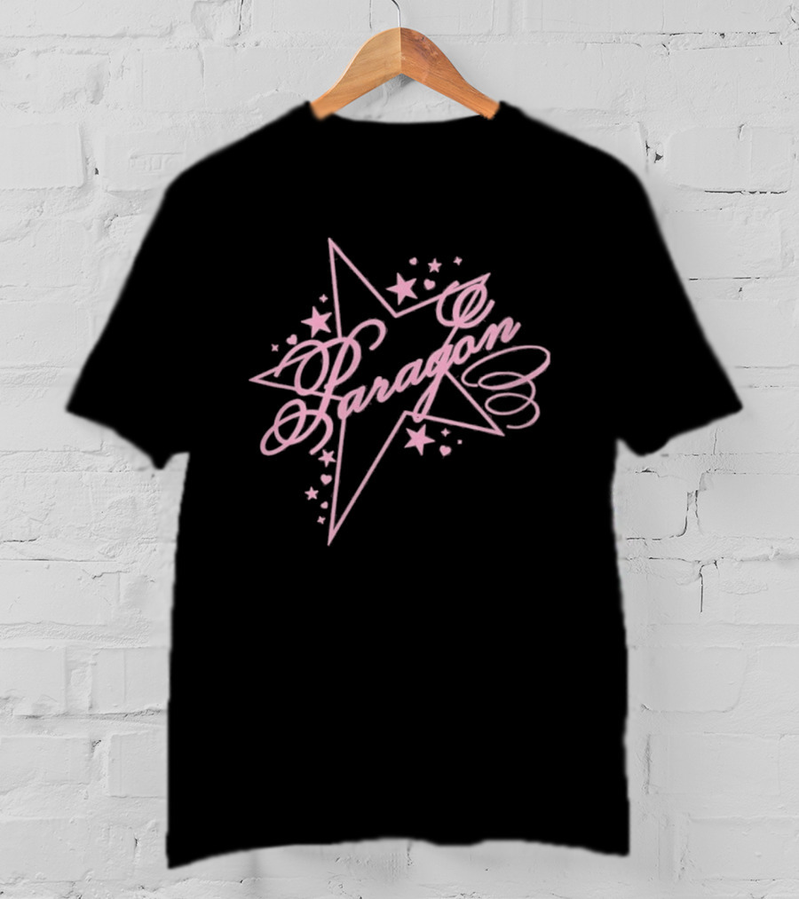 Naomi Jon Paragon Star Pink Script Aesthetic T-Shirt