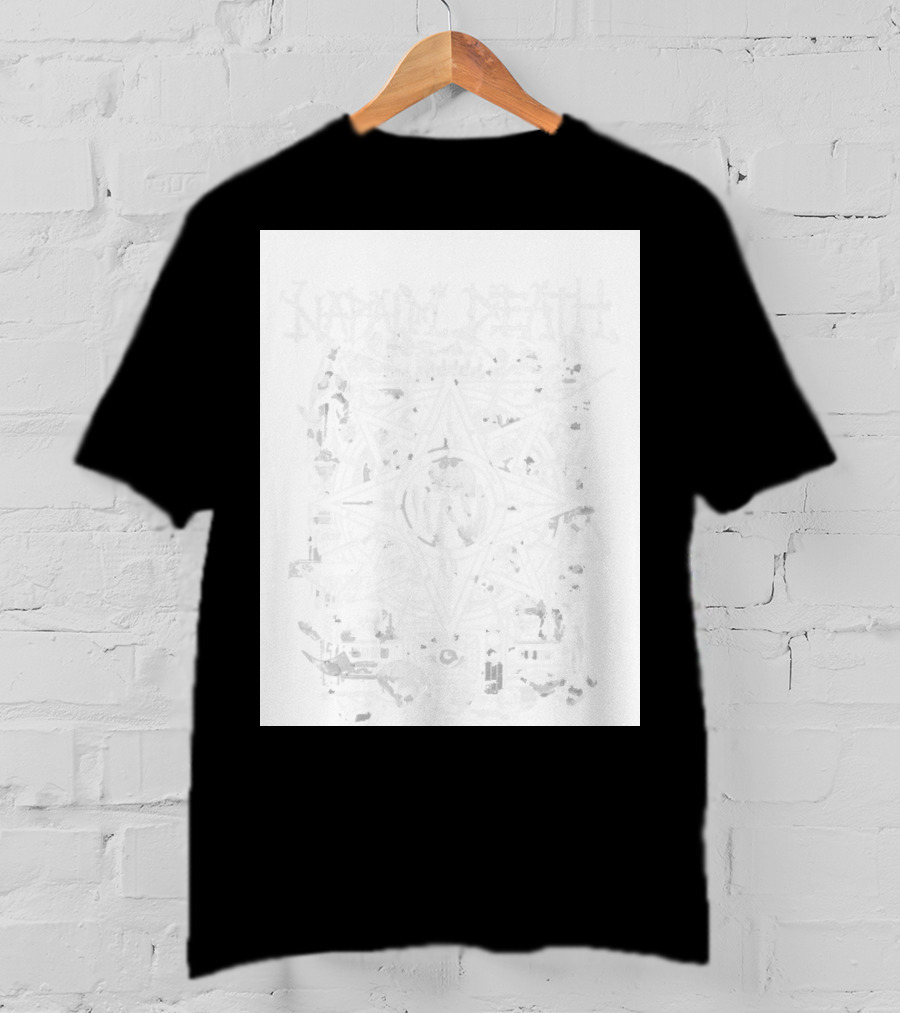 Napalm Death Night Shift Hope 2026 Tour Star Pentagram T-Shirt