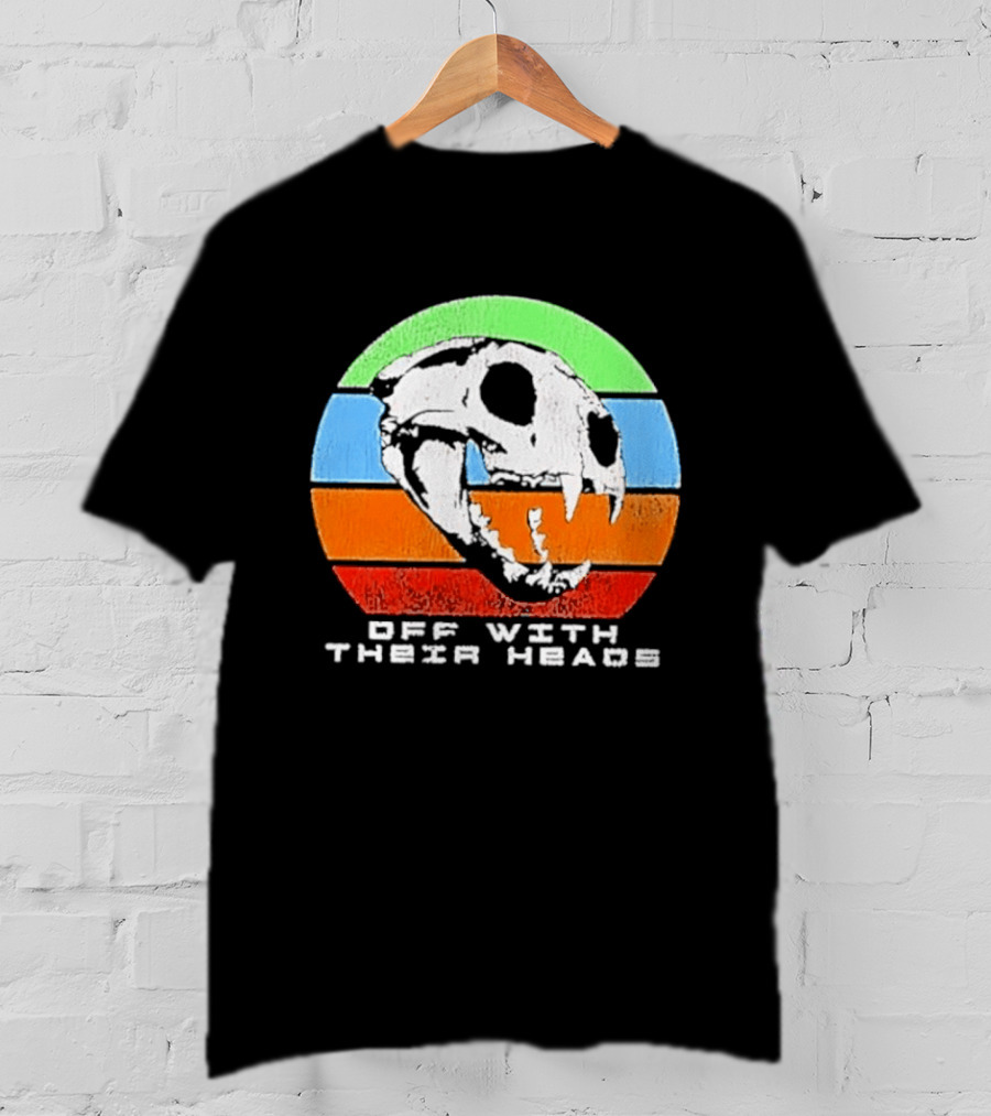 Off With Their Heads Feline Skull Predator T-Shirt