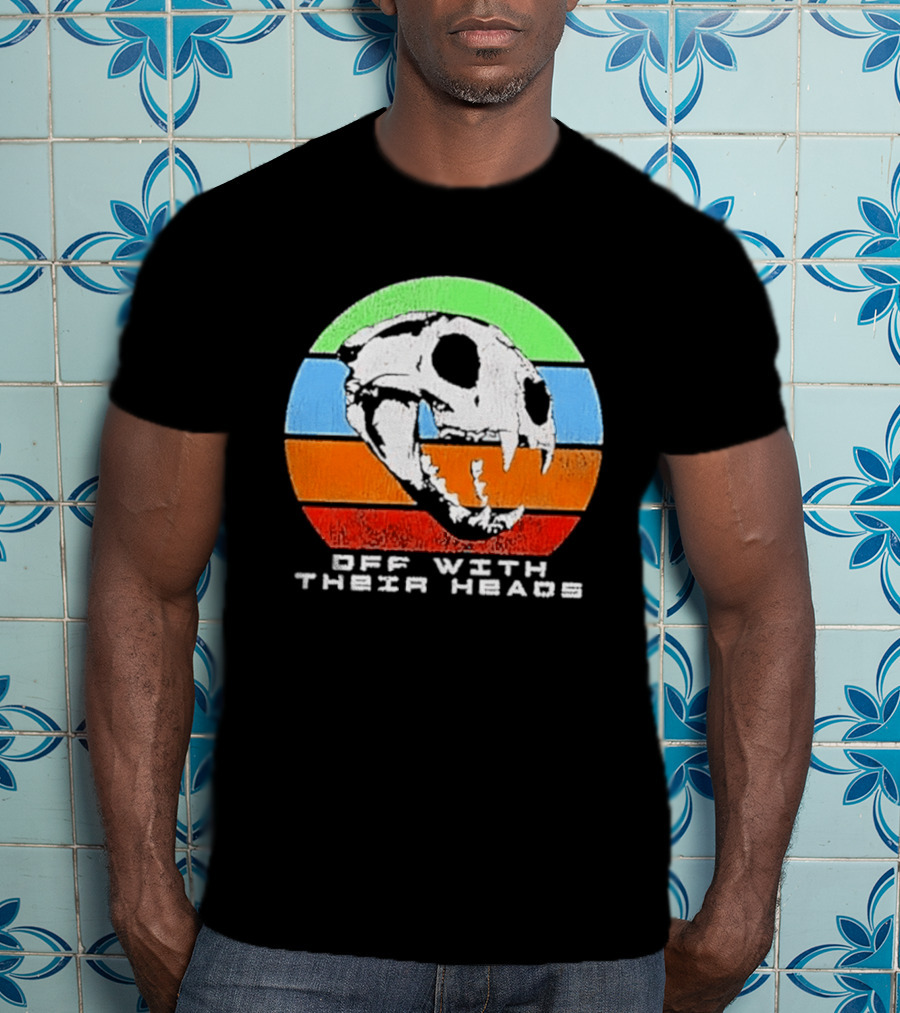 Off With Their Heads Feline Skull Predator T-Shirt
