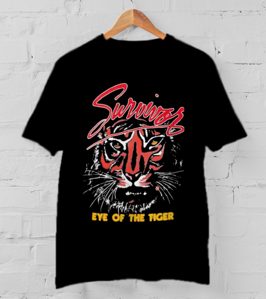 Survivor Eye Of The Tiger Tiger Face T-Shirt