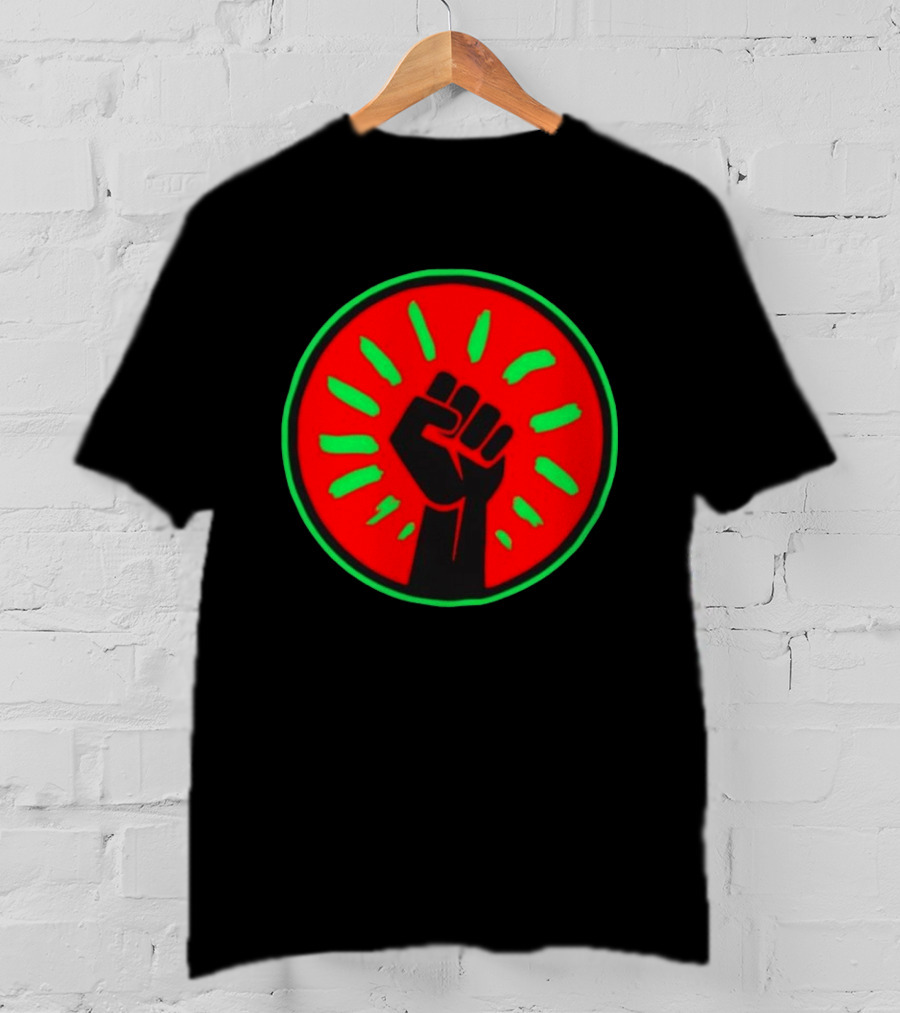 Pan African Flag Black Power Fist Resistance Unity Liberation T-Shirt
