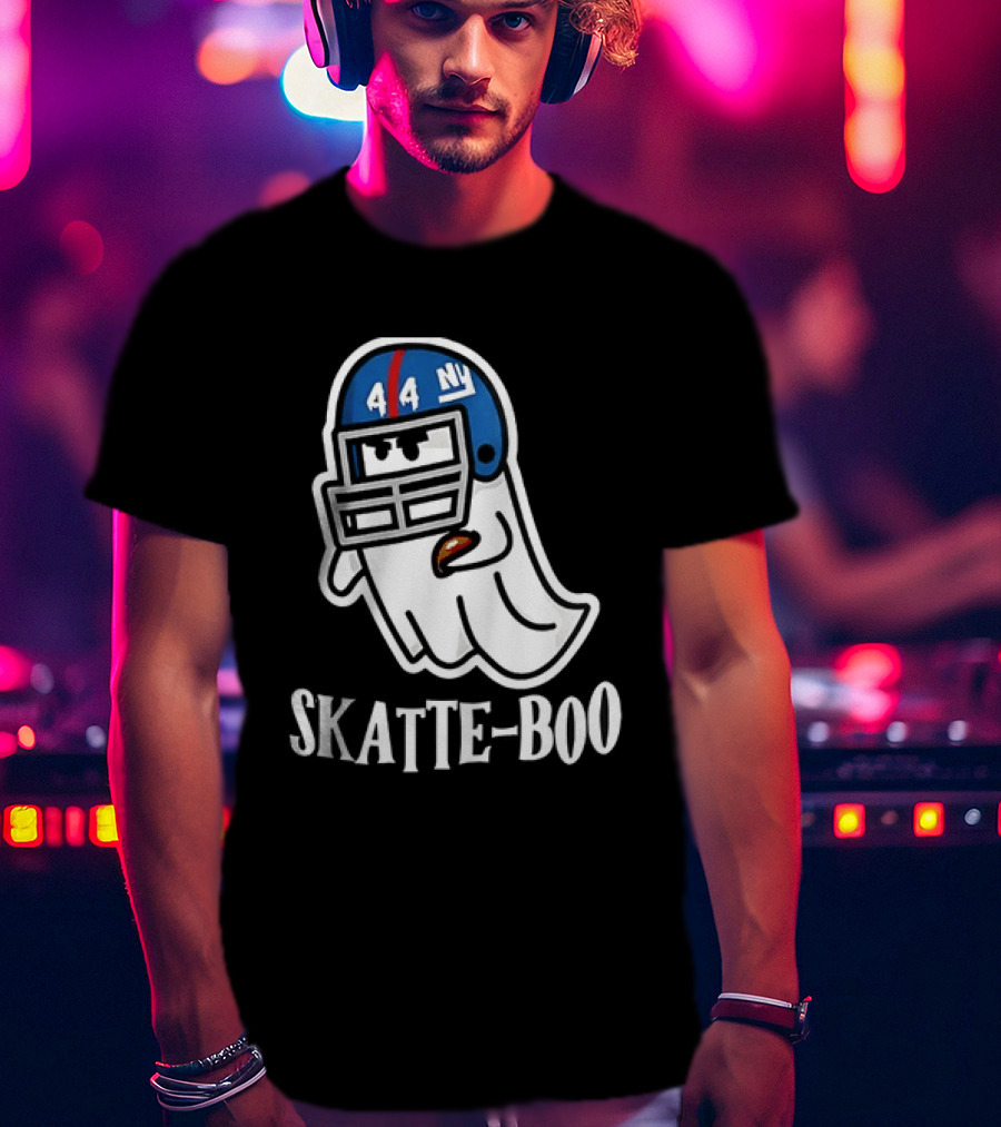Ghost Skatte Boo Cam New York Giants Football 2025 Skatte Boo T-Shirt