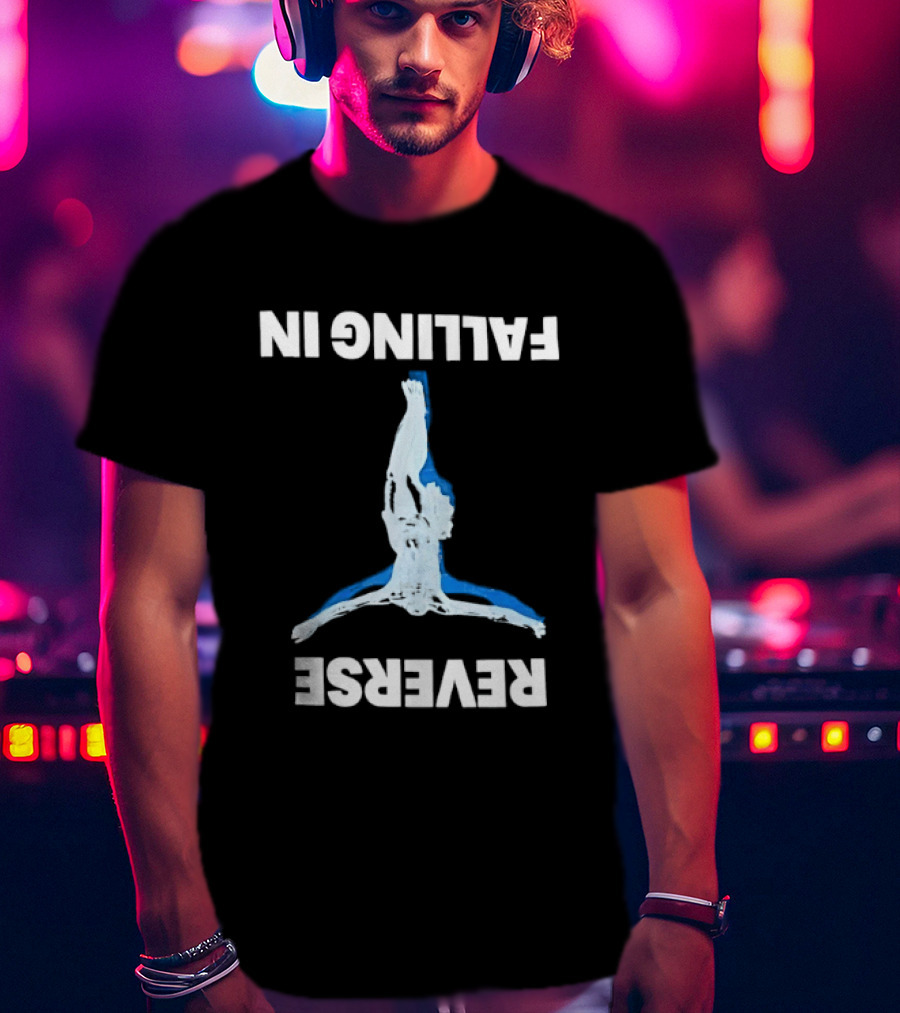 Playboi Carti Falling In Reverse Upside Down Human Figure T-Shirt