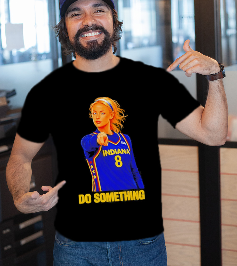 Sophie Cunningham Indiana Fever 8 Do Something T-Shirt