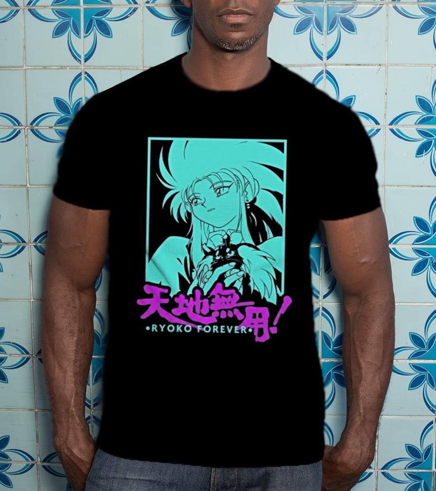 Tenchi Muyo Ryoko Forever Anime Character Illustration Gaming T-Shirt