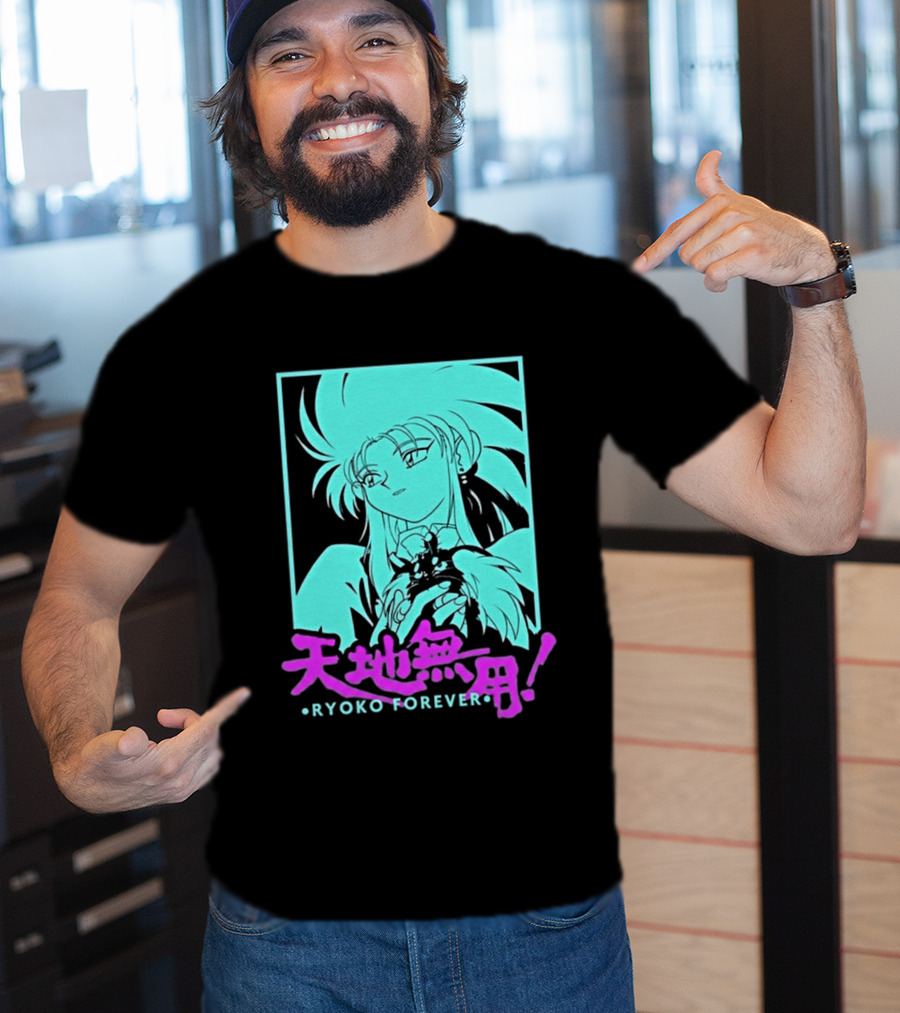 Tenchi Muyo Ryoko Forever Anime Character Illustration Gaming T-Shirt