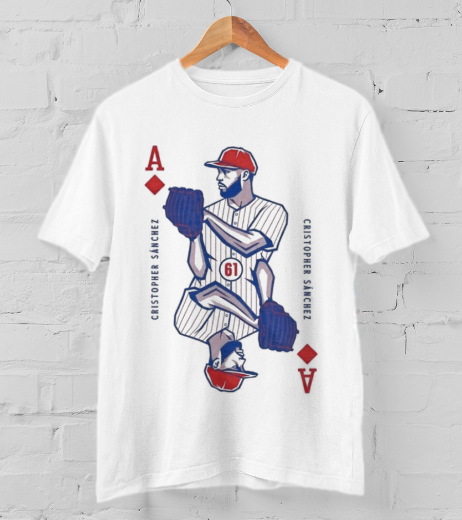 Cristopher Sánchez Ace Of Diamonds Baseball Player T-Shirt