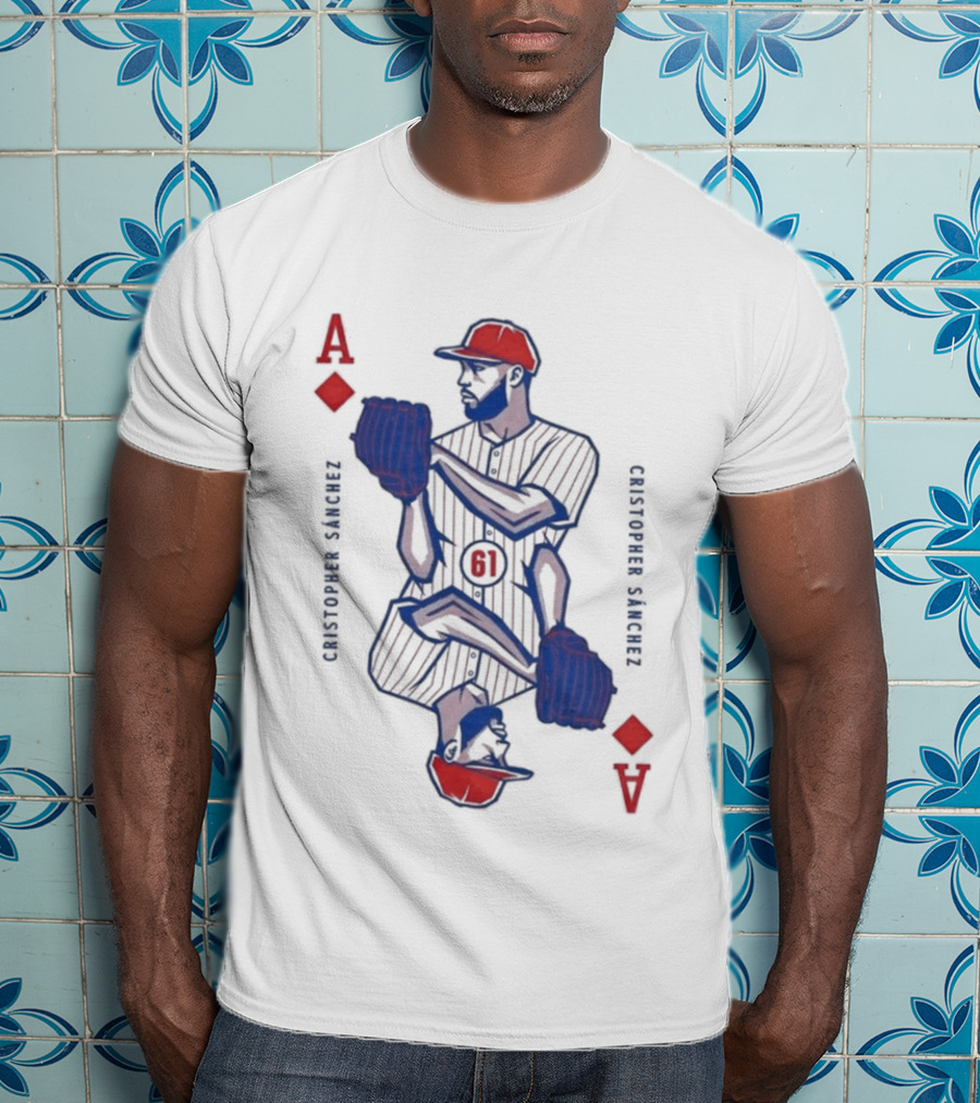 Cristopher Sánchez Ace Of Diamonds Baseball Player T-Shirt