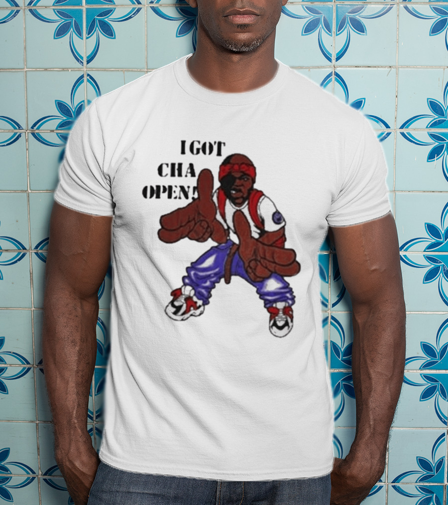 I Got Cha Opin Cartoon Character Graphic Hip Hop T-Shirt