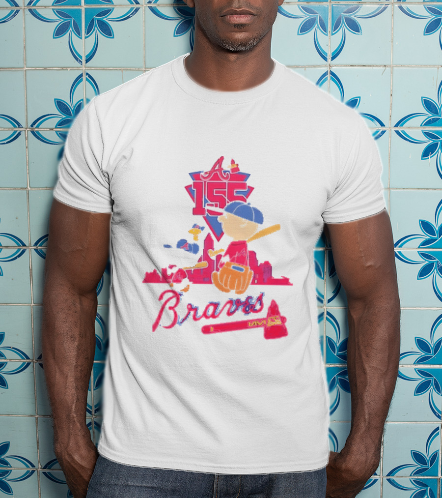 155th Anniversary Atlanta Braves Charlie Brown Snoopy 1871 2026 T-Shirt
