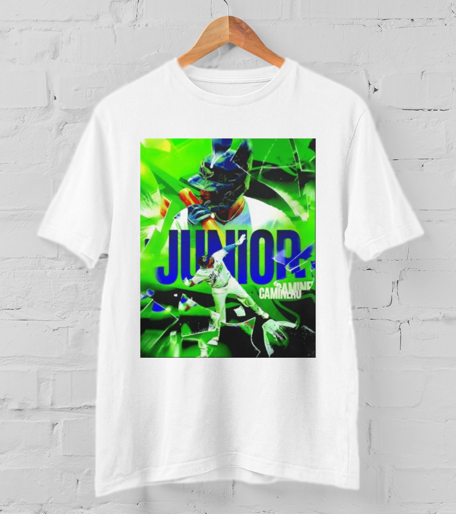 Junior Caminero Tampa Bay Rays La Maxima Baseball Legend T-Shirt