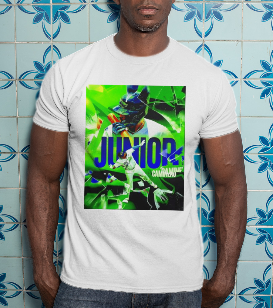 Junior Caminero Tampa Bay Rays La Maxima Baseball Legend T-Shirt