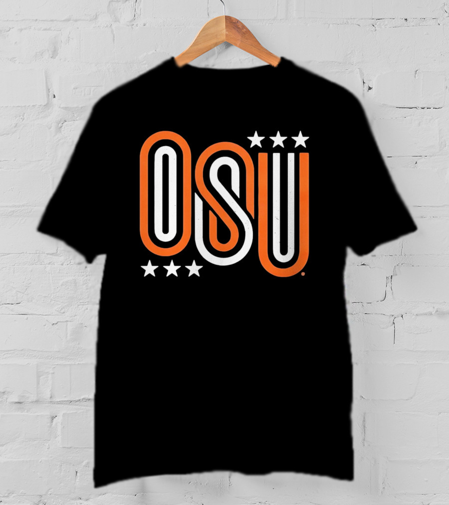 OSU Stars Orange White T-Shirt