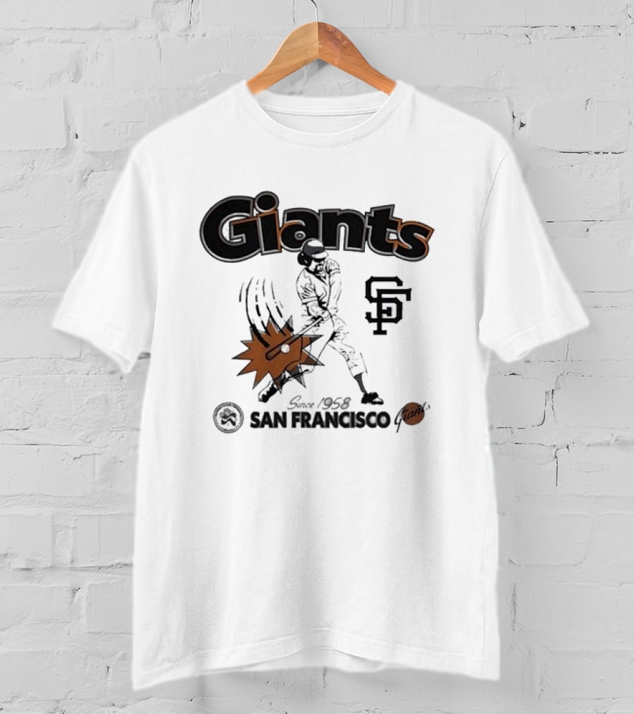San Francisco Giants Since 1958 National League Centennial Baseball Giants SF T-Shirt