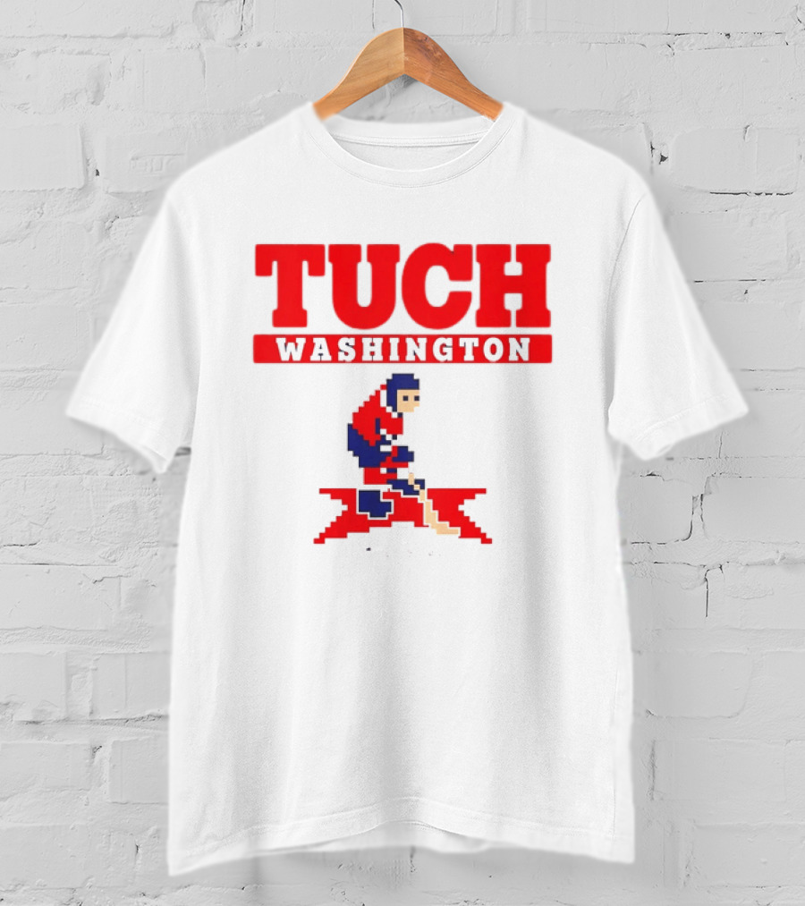 Tuch Washington 89 RW Retro Hockey Pixel T-Shirt