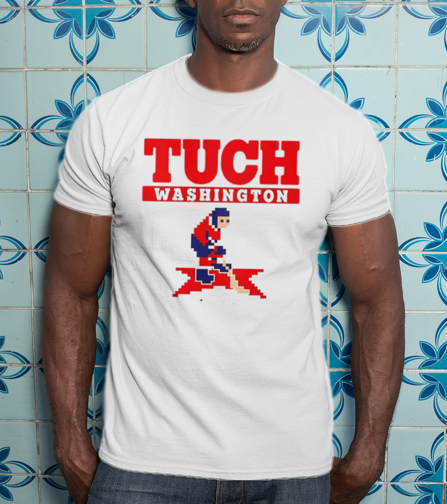 Tuch Washington 89 RW Retro Hockey Pixel T-Shirt