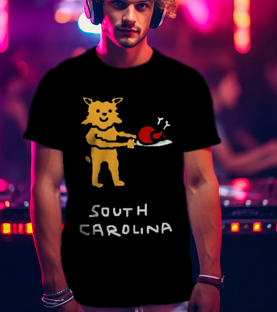 South Carolina Gamecocks 2026 27 SEC Football Schedule Cartoon T-Shirt