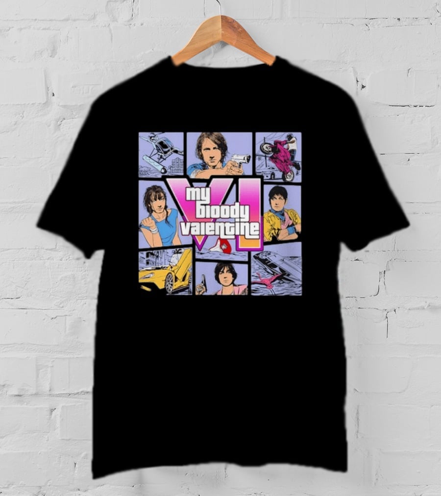 My Bloody Valentine VI Grand Theft Auto T-Shirt