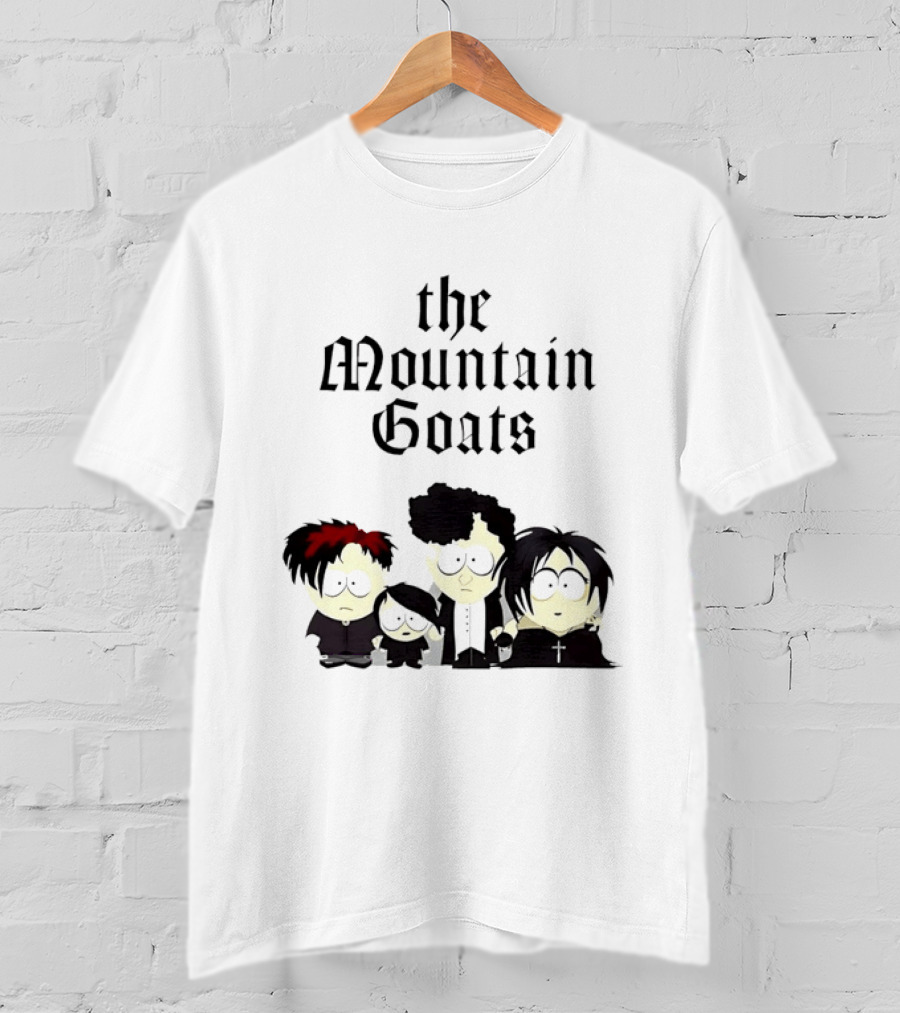 South Park Characters As The Mountain Goats Gothic T-Shirt