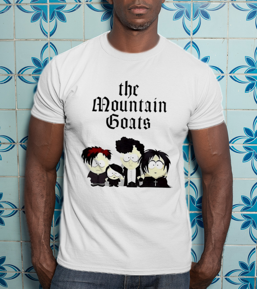 South Park Characters As The Mountain Goats Gothic T-Shirt