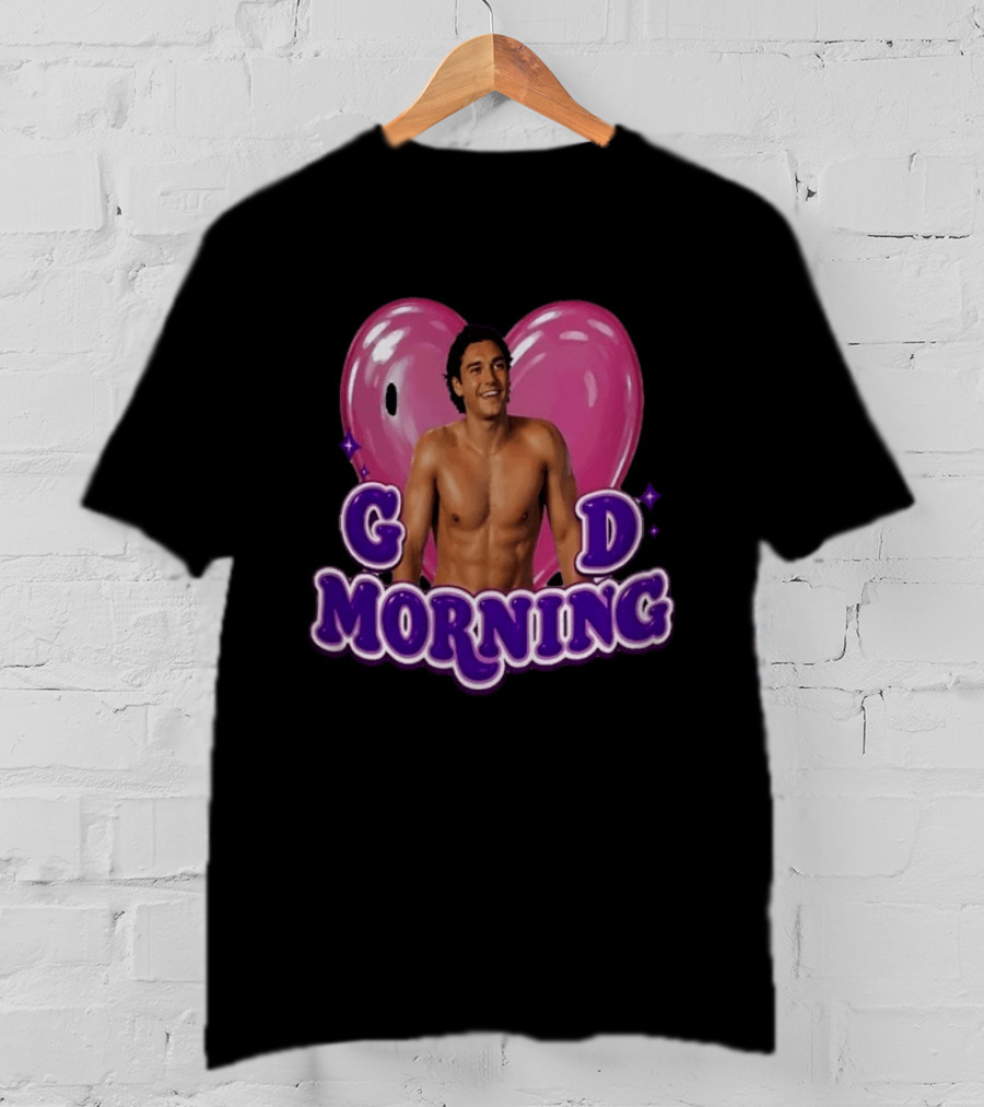 Garrett Graham Good Morning Off Campus Briar U Pink Heart T-Shirt