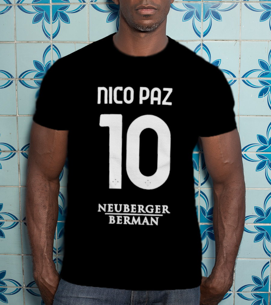 Nico Paz 10 Neuberger Berman Soccer Jersey T-Shirt