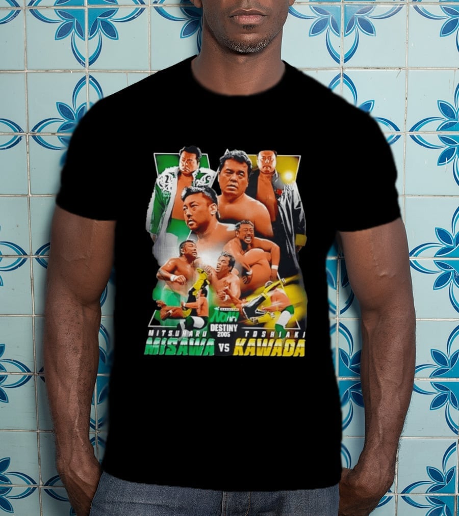 NOAH Destiny 2005 Mitsuharu Misawa Vs Toshiaki Kawada Wrestling Legends Match T-Shirt