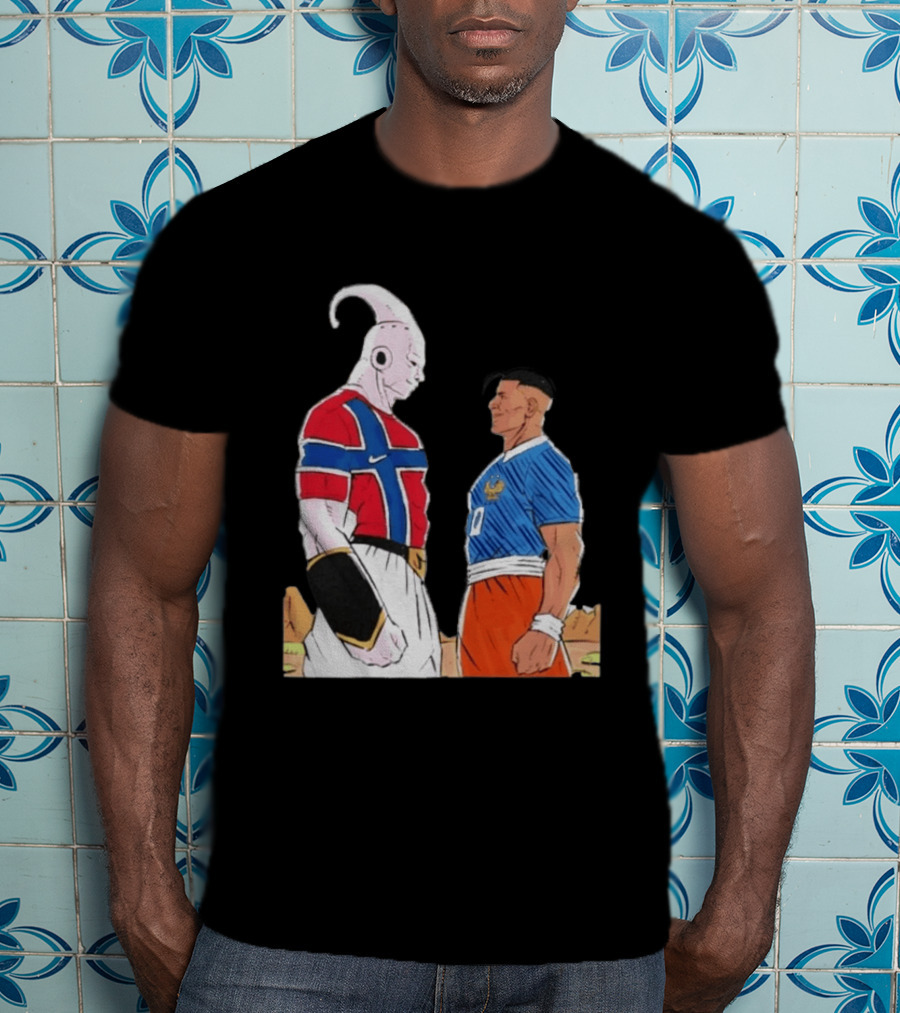 Norway Haaland Versus Mbappe France Dragon Ball Z T-Shirt