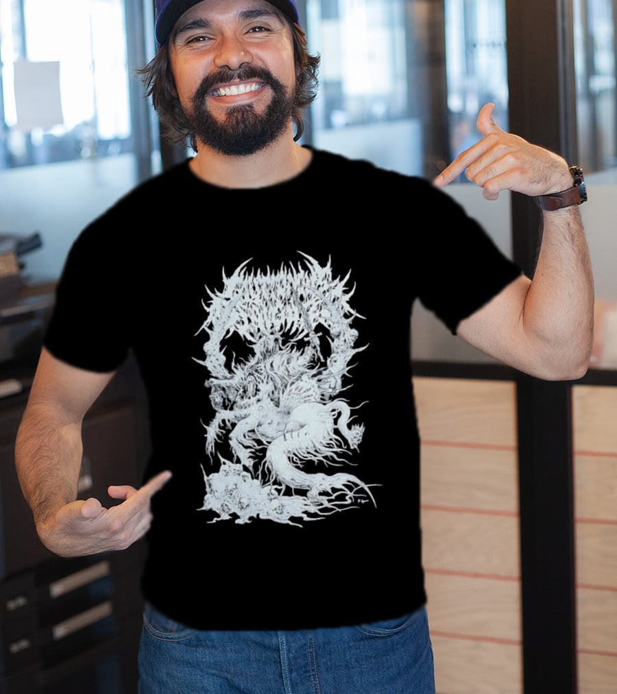 Abominable Putridity Demon Sword Skull Eponymous P T-Shirt