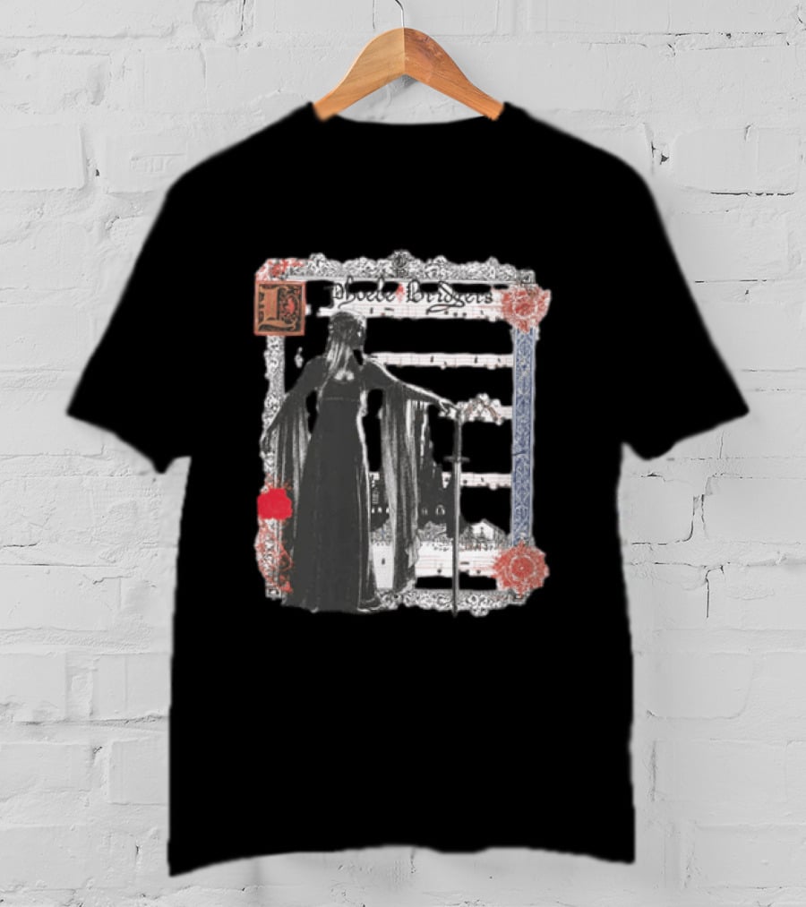 Phoebe Bridgers Gothic Medieval Sword And Castle Sheet Music T-Shirt
