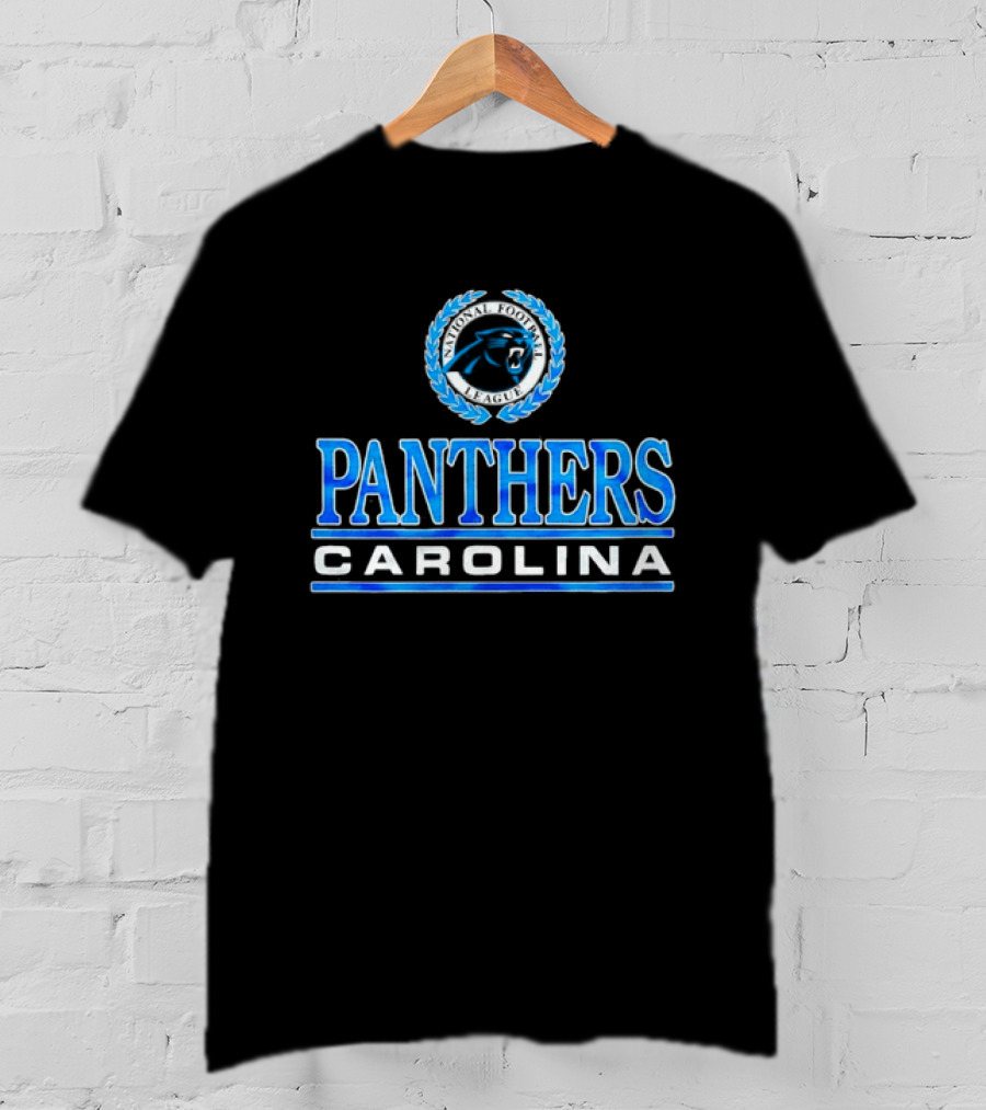 Carolina Panthers Blue Emblem Crest T-Shirt