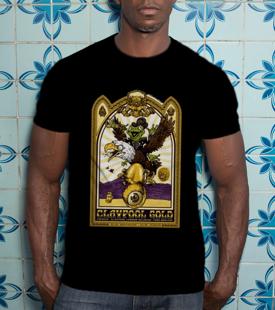Primus Claypool Lennon Delirium Frog Brigade Dillon Amphitheater 6 28 2026 T-Shirt