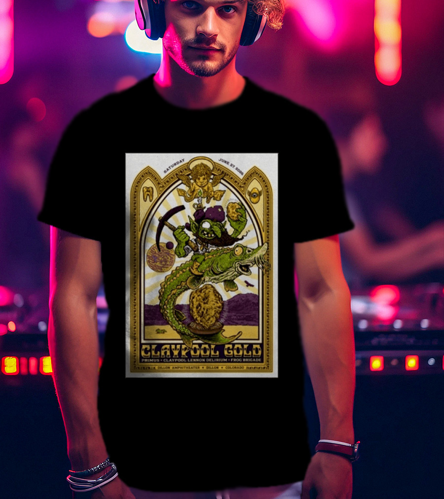 Primus Claypool Lennon Delirium Frog Brigade Dillon Amphitheater June 27 2026 T-Shirt