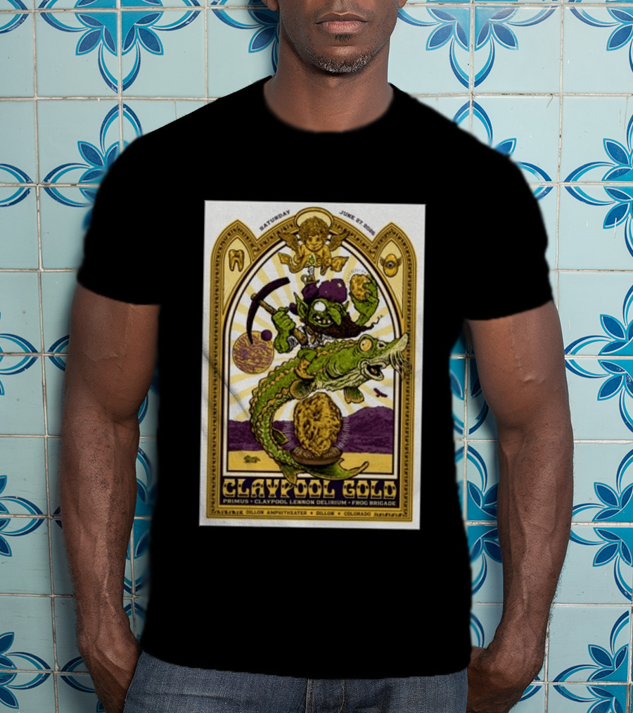 Primus Claypool Lennon Delirium Frog Brigade Dillon Amphitheater June 27 2026 T-Shirt