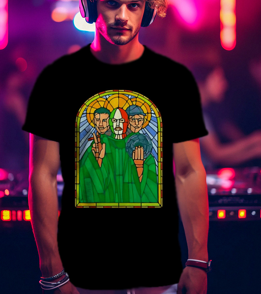 Conor McGregor Khabib Nurmagomedov Dustin Poirier MMA Ultimate Fighting Stained Glass T-Shirt