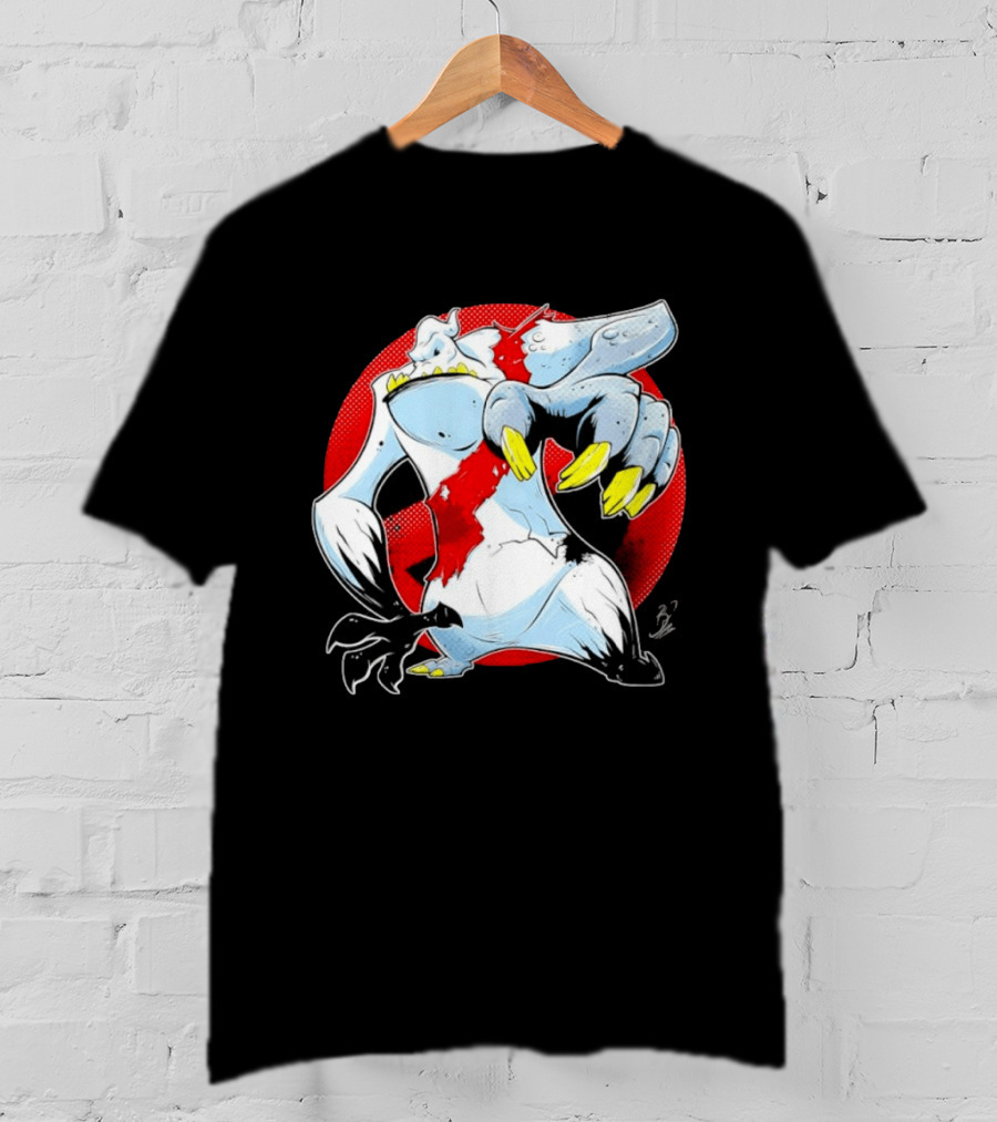 Stay Puft Marshmallow Man Angry Kaiju Ghostbusters Monster Claws T-Shirt