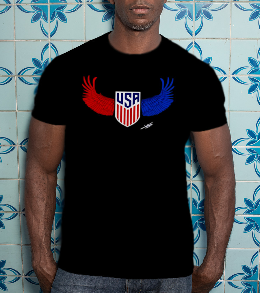USA Wings Shield United States Men National Team T-Shirt