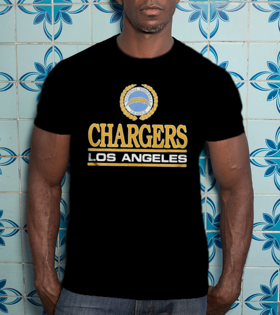 Los Angeles Chargers National Football League Crest Chargers Los Angeles T-Shirt