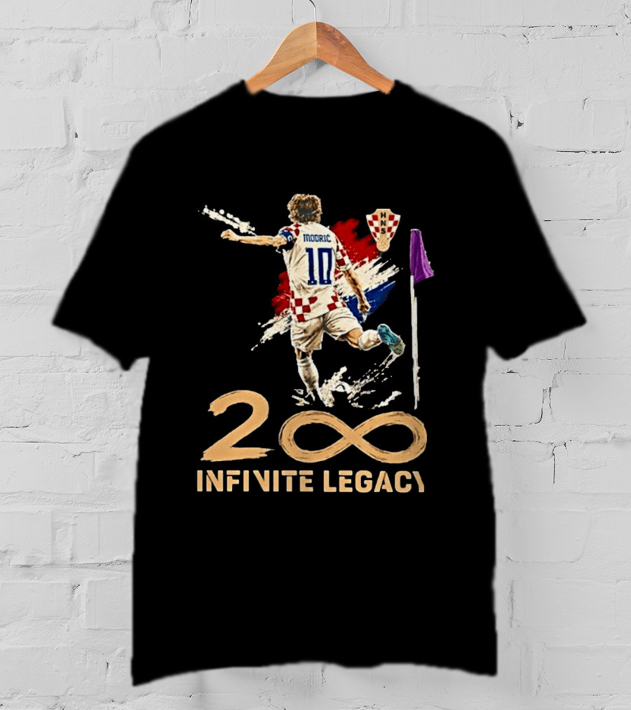 Luka Modric Croatia National Team 200 Infinite Legacy 10 T-Shirt