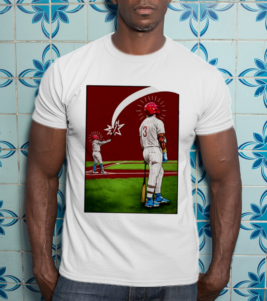 Kyle Schwarber Bryce Harper Philadelphia Phillies MLB Baseball Players T-Shirt